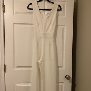 Forever21 Ivory Jumpsuit
